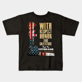 Veteran We Don't Know Them All But We Owe Them All Kids T-Shirt